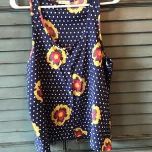 Boutique polka dot tank